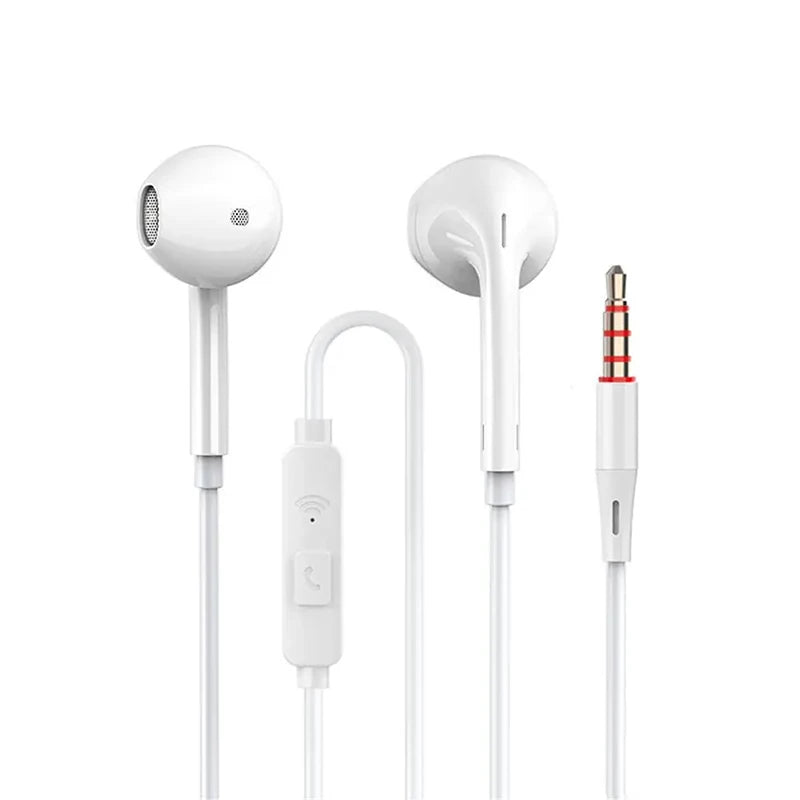 3.5Mm Stereo In-Ear Headphones Sport Music Earbud Handfree Universal Wired Headset Earphones with Mic for Xiaomi Huawei Samsung